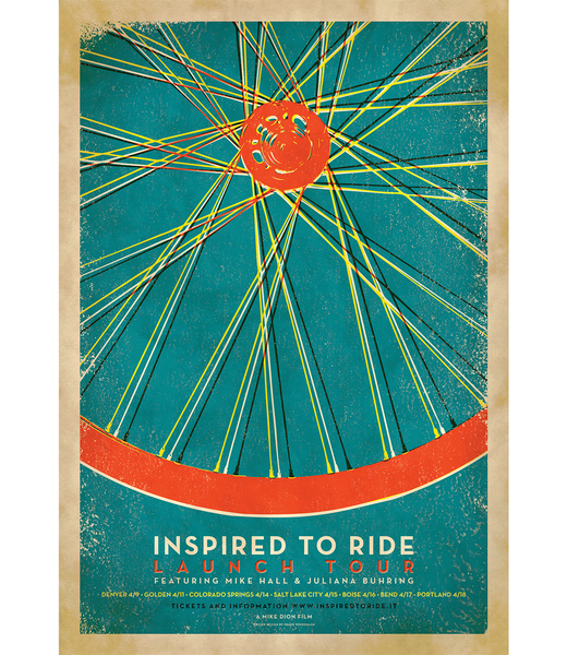 Inspired to Ride Launch Tour Poster